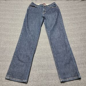 Izod Womens‎ Jeans 10 Be Skinny Slim Straight Festival Western Denim Pants